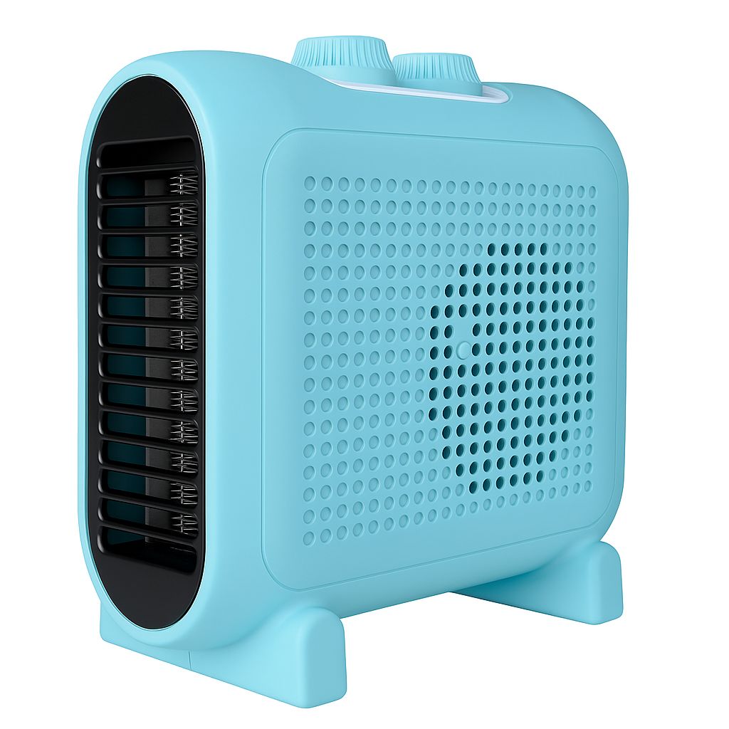 SPARKWORLD Hot Air Modern Blower Fan Room Heater | Colour: Blue