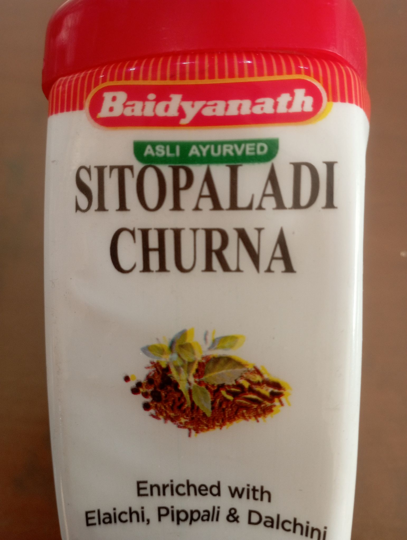 Baidyanath sitopaladi churna enriched with elaichi pippali & dalchini