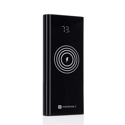 Portronics Power 10 10000 mAh 15W Li-Polymer Premium Edition Wireless Power Bank 22.5W Fast Charging