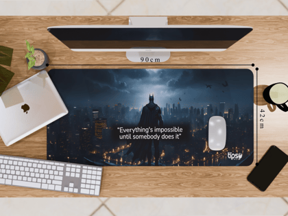 "Motivational Quote" Gaming Mousepad – Elevate Your Gaming Experience-Extra Large (42CM X 90CM)