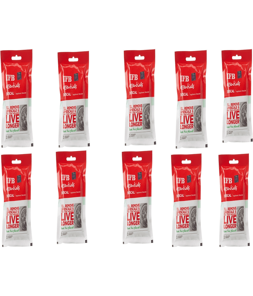 IFB  DESCALING POWDER - Stain Remover Powder For All Fabrics ( Pack of 10 )
