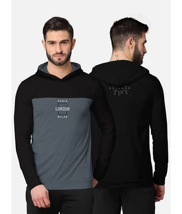 BULLMER - Black Cotton Blend Regular Fit Men's Sweatshirt ( Pack of 1 )