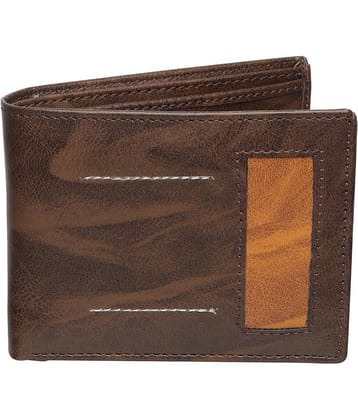SUNSHOPPING - Multicolor PU Men's Two Fold Wallet ( Pack of 1 )
