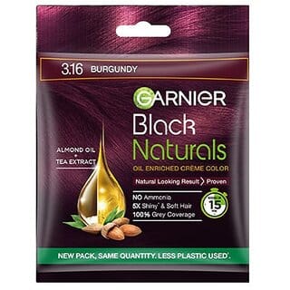 Naturals Crme Riche Burgundy Garnier Hair Color 3.16 - 20ml + 20g