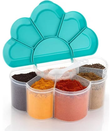 analog kichenware Dal/Spice/DryFruit Plastic Sea Green Pickle Container ( Set of 1 )