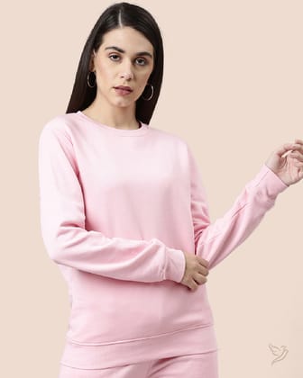 Sweat Shirt - Light Pink-M / Light Pink