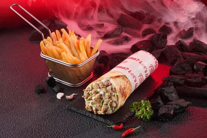 Non-Veg Shawarma & Side Meal Non-Veg Shawarma & Side Meal