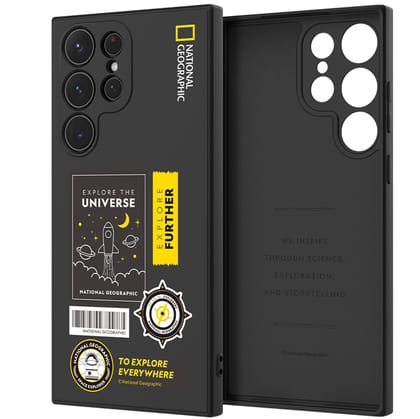 Nat Geo Galaxy S23 Ultra Back Cover Case |Palette Color Wappen Case-Universe Black