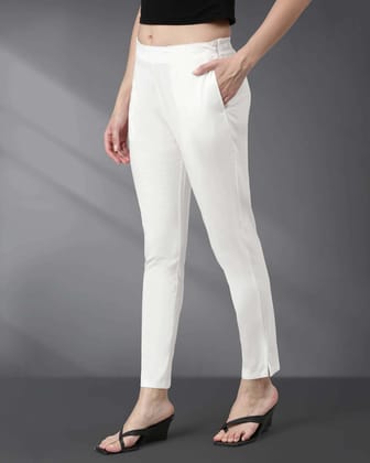 Straight Pant - Cream De La Creme-S / Creme De La Creme