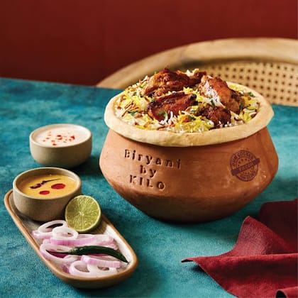 Chicken Boneless Dum Biryani [1/2 Kg] Serves 1-2