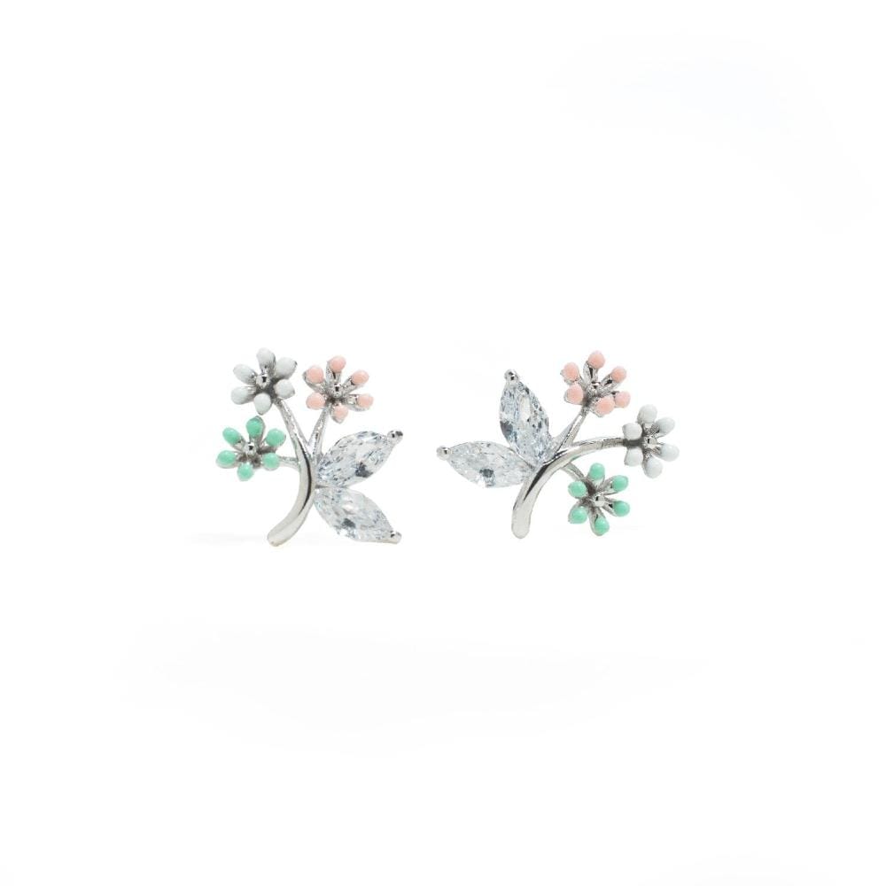 Sofia Studs | 925 Silver Earrings for Women-Silver