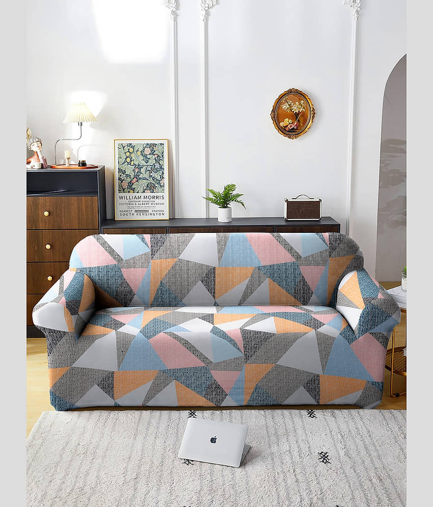 Cortina 3 Seater Polyester Sofa Cover ( Pack of 1 )