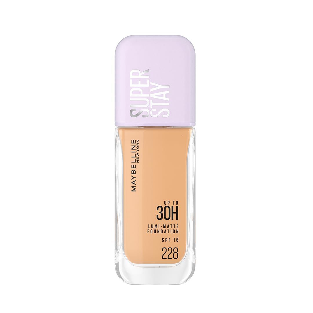 Maybelline New York Super Stay Lumi-Matte Liquid Foundation - 115, Up To 30H Long Wear, Water & Transfer Proof. SuperStay Lumi-Matte Liquid Foundation comes with Non-comedogenic & Vegan Formula | 35ml Maybelline New York Super Stay Lumi-Matte Liquid Foun
