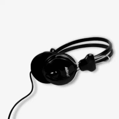 Wired Headphone (AD-304) with Single Jack Pin for Sound and Mic, Stereo Audio Quality, Comfortable Fit for PC, Laptop, Mac, Gaming, and More