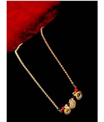 shankhraj mall - Yellow Mangalsutra ( Pack of 1 )