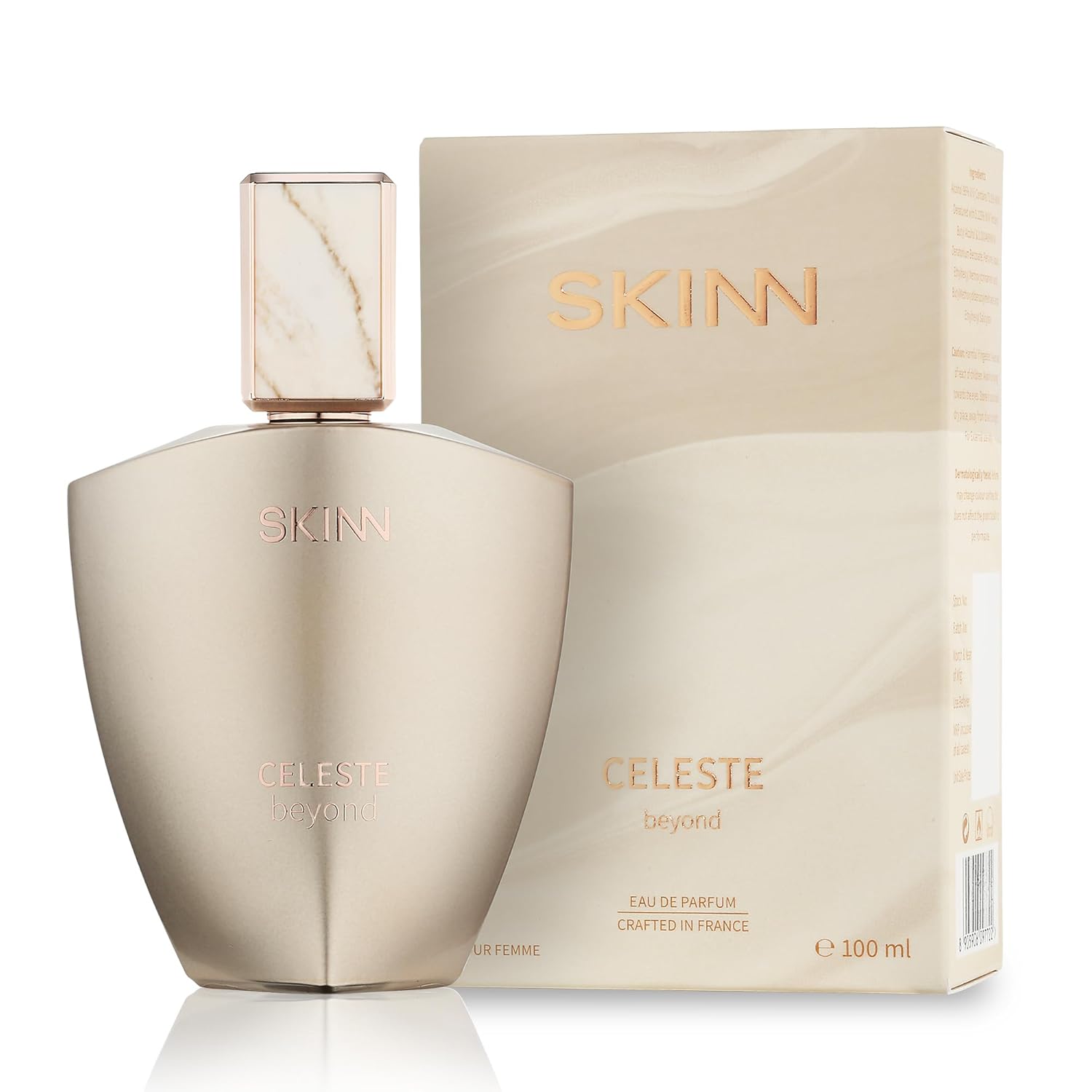 Skinn By Titan Celeste Beyond, 100ml Liquid EDP For Women - Amber Wood