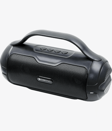 Zebronics Zeb County Plus 8 W Bluetooth Speaker Bluetooth V 5.3 with USB,Aux,Call function Playback Time 20 hrs Black