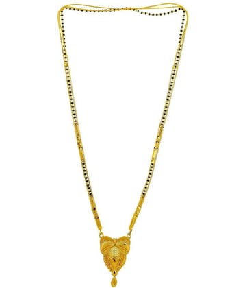 JIPPA - Golden Mangalsutra ( Pack of 1 )
