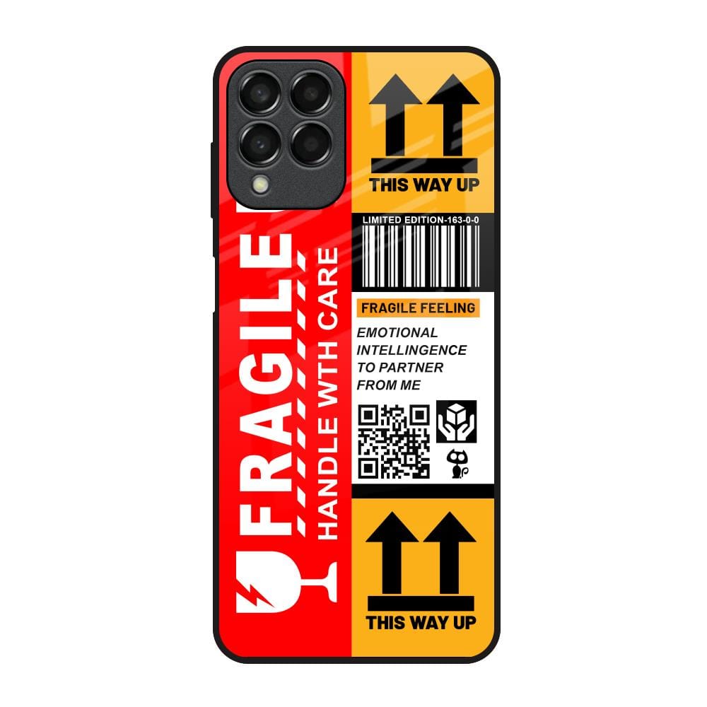 Handle With Care Glass Case for Samsung Galaxy M53 5G
