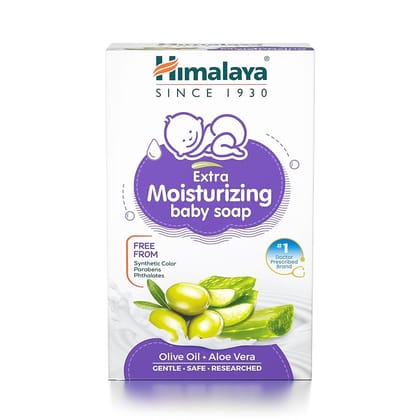 Himalaya Extra Moisturizing Baby Soap 125 Gms