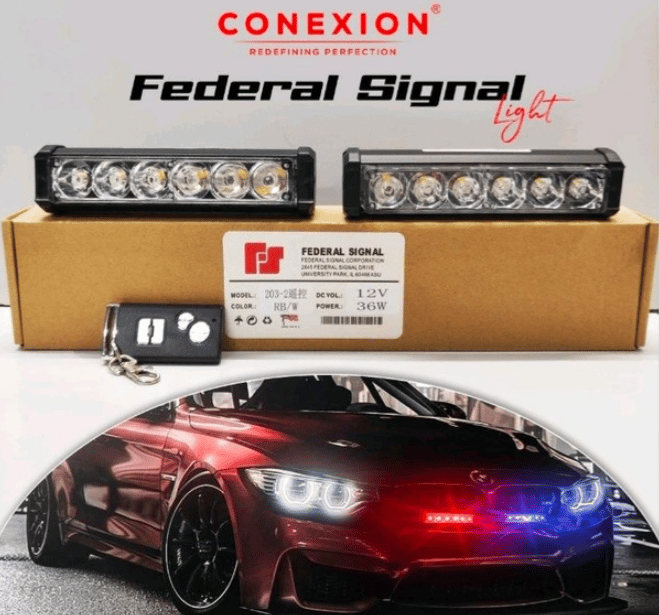 Federal signal lights Pair Set