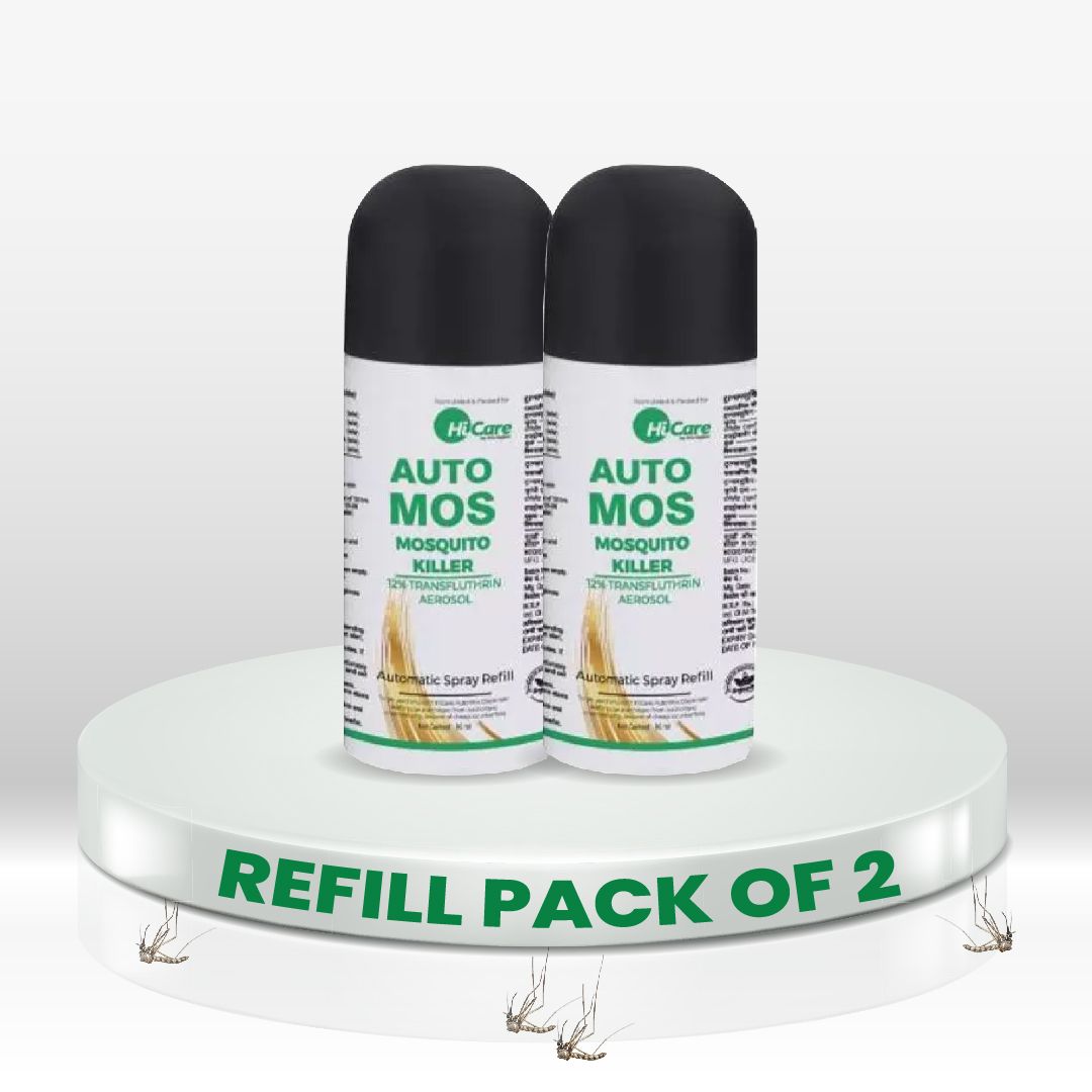 HiCare Services Automos Refills Mosquito Vaporiser - Pack Of 2-180 Days