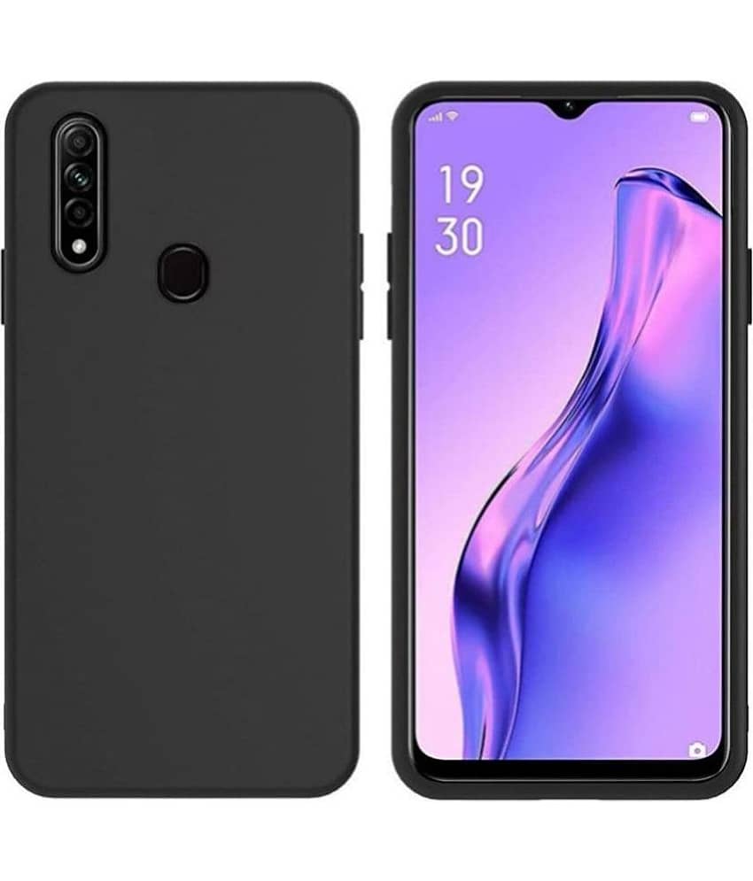 Spectacular Ace - Black Plain Cases Compatible For Oppo A31 ( Pack of 1 )