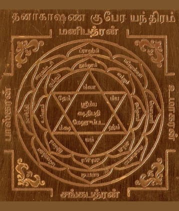 Sri Bakthi Today Dhanakarshana Kuberan Yantram Kubera Dhanakarshana