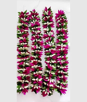 Padmavathi Enterprises - Purple Lily Artificial Garland ( Pack of 4 )