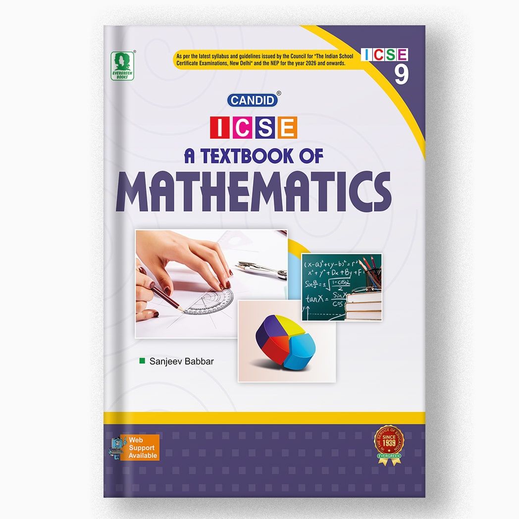 Candid ICSE A Textbook OF Mathematics - 9-Grade 09 / Mathematics