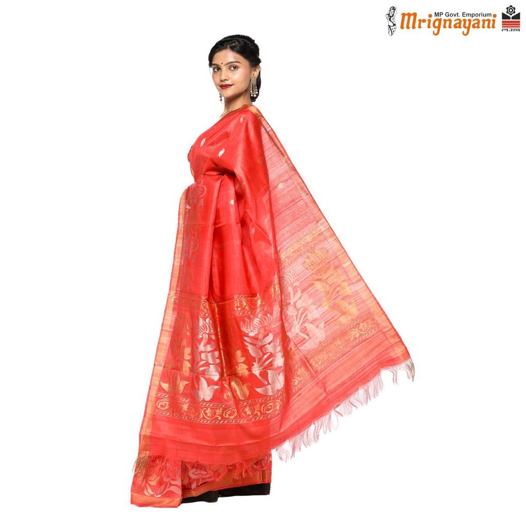 HANDLOOM KOSA SAREE WITH BLOUSE (SKU - 1ST101031221, SAREE - 1198) - Sarees | Buy online on ZillyBuy