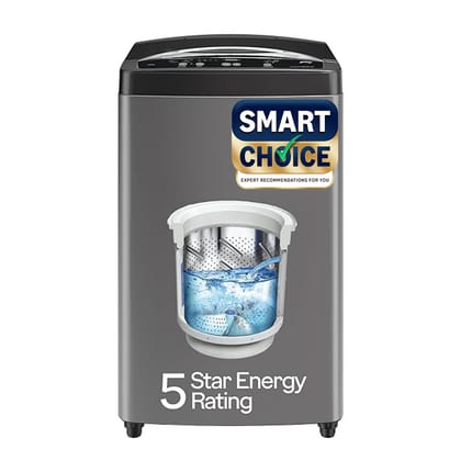 Godrej Smart Choice 7 Kg 5 Star, 5 Years Comprehensive Warranty, AI Tech, Fills Tub At ~0 Water Pressure, Fully-Automatic Top Load Washing Machine (WTEON ALP 70 5.0 FDUN GPGR, Graphite Grey) Godrej Smart Choice 7 Kg 5 Star, 5 Years Comprehensive Warranty
