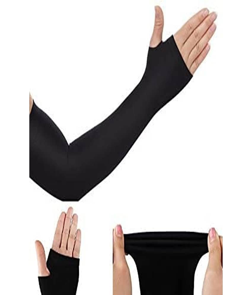 D1 DIFFERENT ONE Black Polyester Men's UV Protection Gloves ( Pack of 1 )