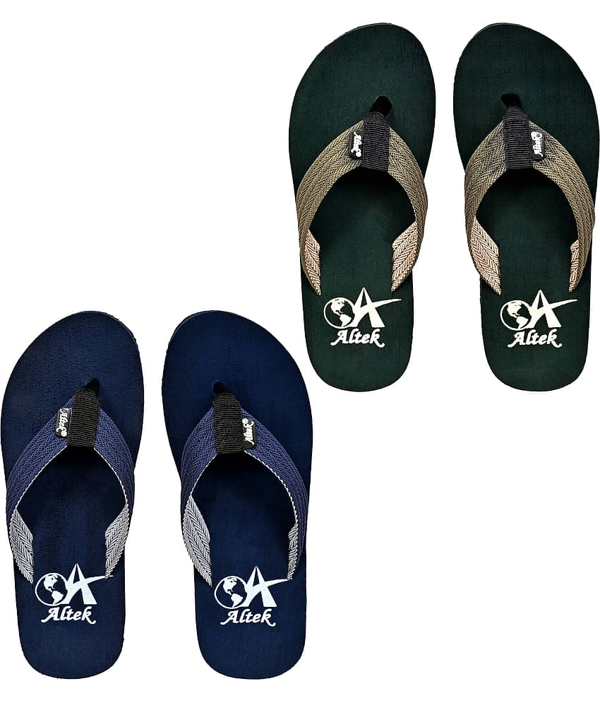 Altek Olive Men's Thong Flip Flop