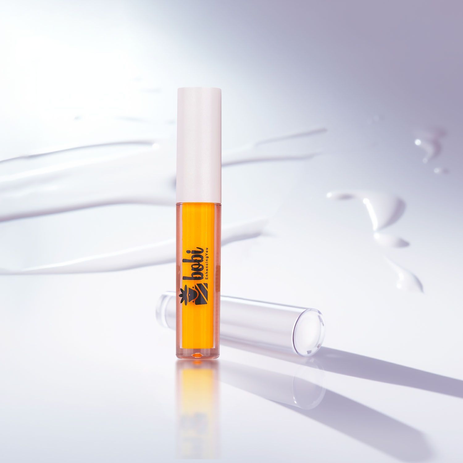 BOBI Orange Neon Eyeliner Long-Lasting, Waterproof, Smudge Proof, and Vibrant. Add Glamour to Your Eyes with Shimmering Effects