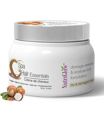 NutriGlow Hair Spa Cream with Damage Reverse & Moisture Lock Formulation for Dry & Damaged Hair - 300gm