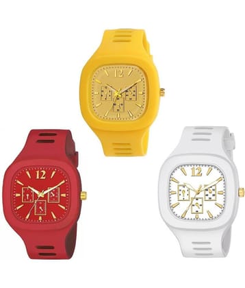 Hala - Multicolor Silicon Analog Men's Watch