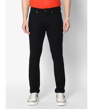 HJ HASASI - Black Cotton Regular Fit Men's Jeans ( Pack of 1 )