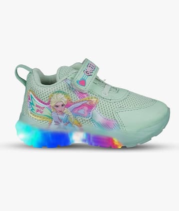 GLOBIN - SeaGreen Girl's LED Shoes ( 1 Pair )