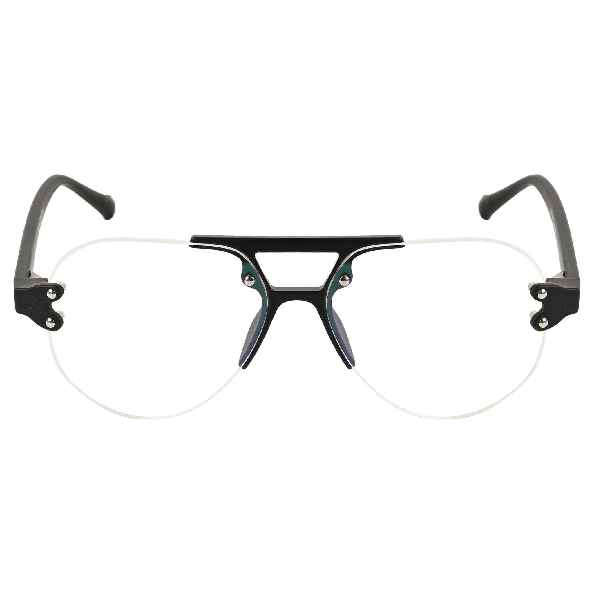 TERRY & CO | Zero Power Blue Cut Eyeglasses | Anti-Glare, UV Protection, Lightweight | For Gaming & Computer Use | Unisex | MATT BLACK