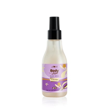 Plum Bodylovin' Vanilla Vibes Body Mist for Women | Long Lasting Vanilla Fragrance with Warm & Cozy Vanila Scent | High on Fun | Travel Friendly Perfume Body Spray - 100ml Plum Bodylovin' Vanilla Vibes Body Mist for Women | Long Lasting Vanilla Fragrance