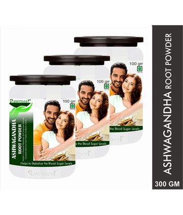 Rawmest Ashwagandha Powder 100 Gm Pack of 3