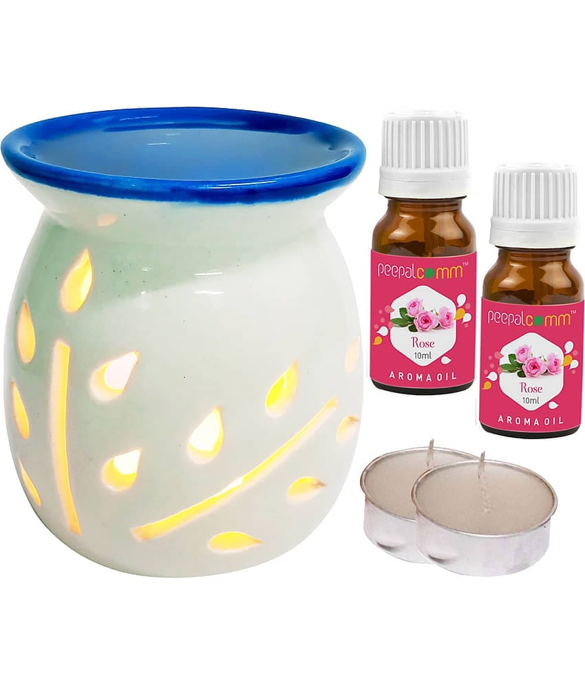 Peepalcomm Ceramic Aroma Oils & Diffusers Set - Pack of 5