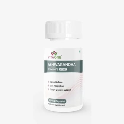 VitaOne Stress Relief Ashwagandha Capsules for Energy VitaOne Stress Relief Ashwagandha Capsules for Energy