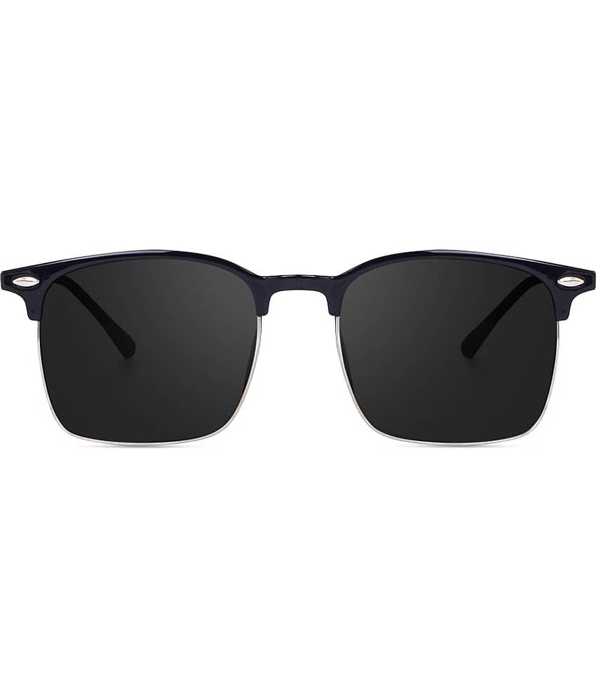 Peter Jones Black Square Sunglasses ( Pack of 1 )