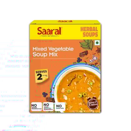 Mix Vegitable Soup  - Serves 2 cups