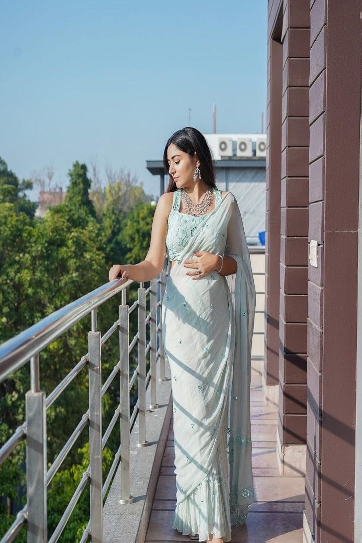 Anisha Sethi in our Saida Saree-XXS