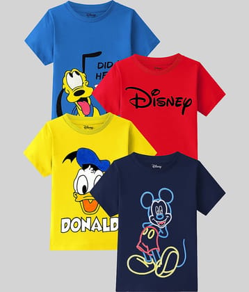 Kuchipoo Pack of 4 Boys Cotton Blend T-Shirt ( Multicolor 2 )