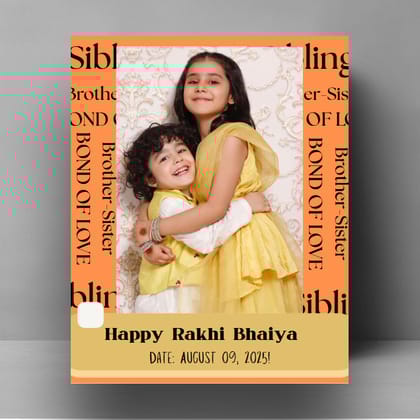 Personalised Photobook - Siblings Bond - Rakhi Edition-20 / Softcover / 5" X 5"
