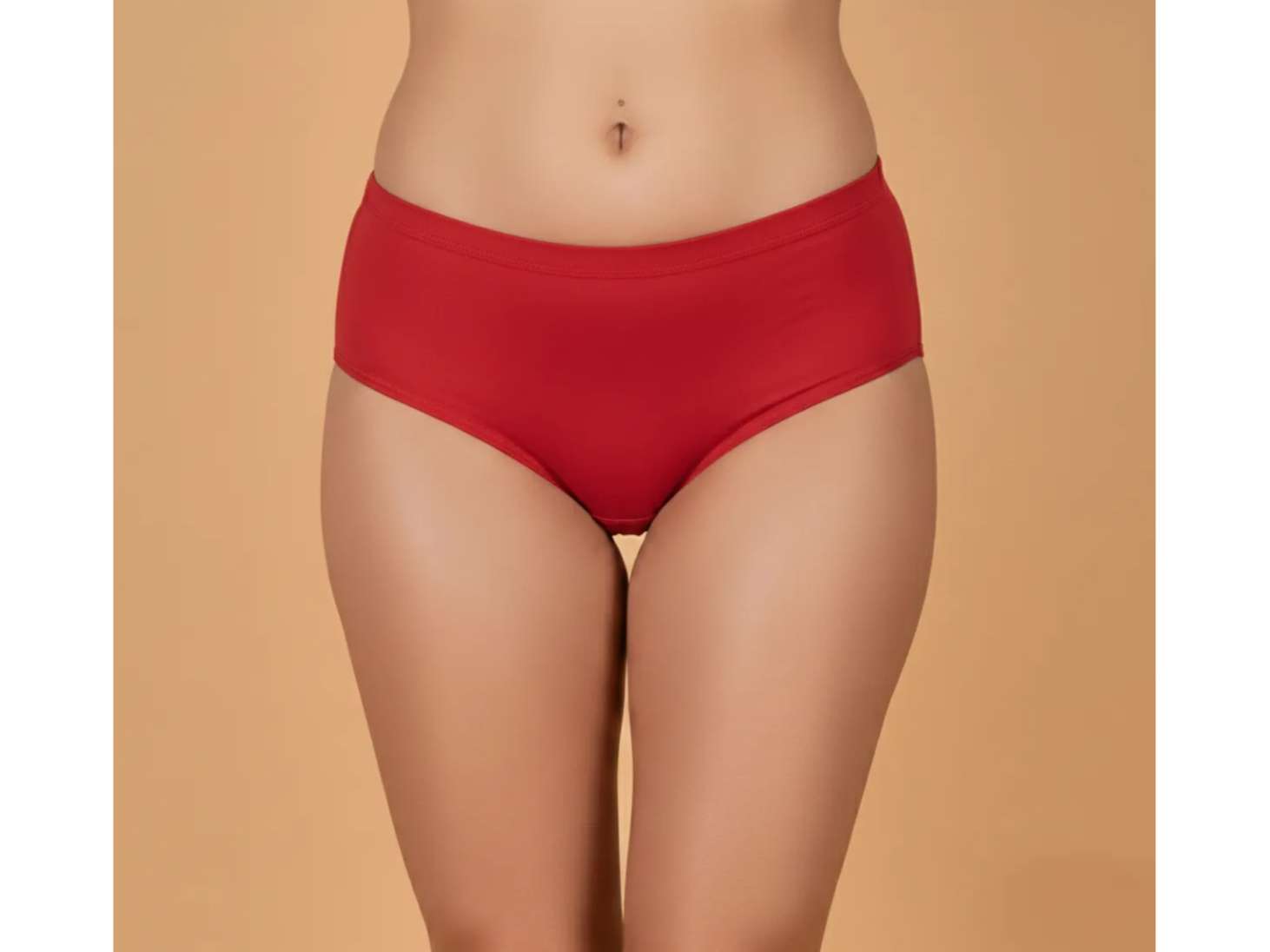 Stud & Gracy Soft setin concealed elsastic Panty Red - S - 30